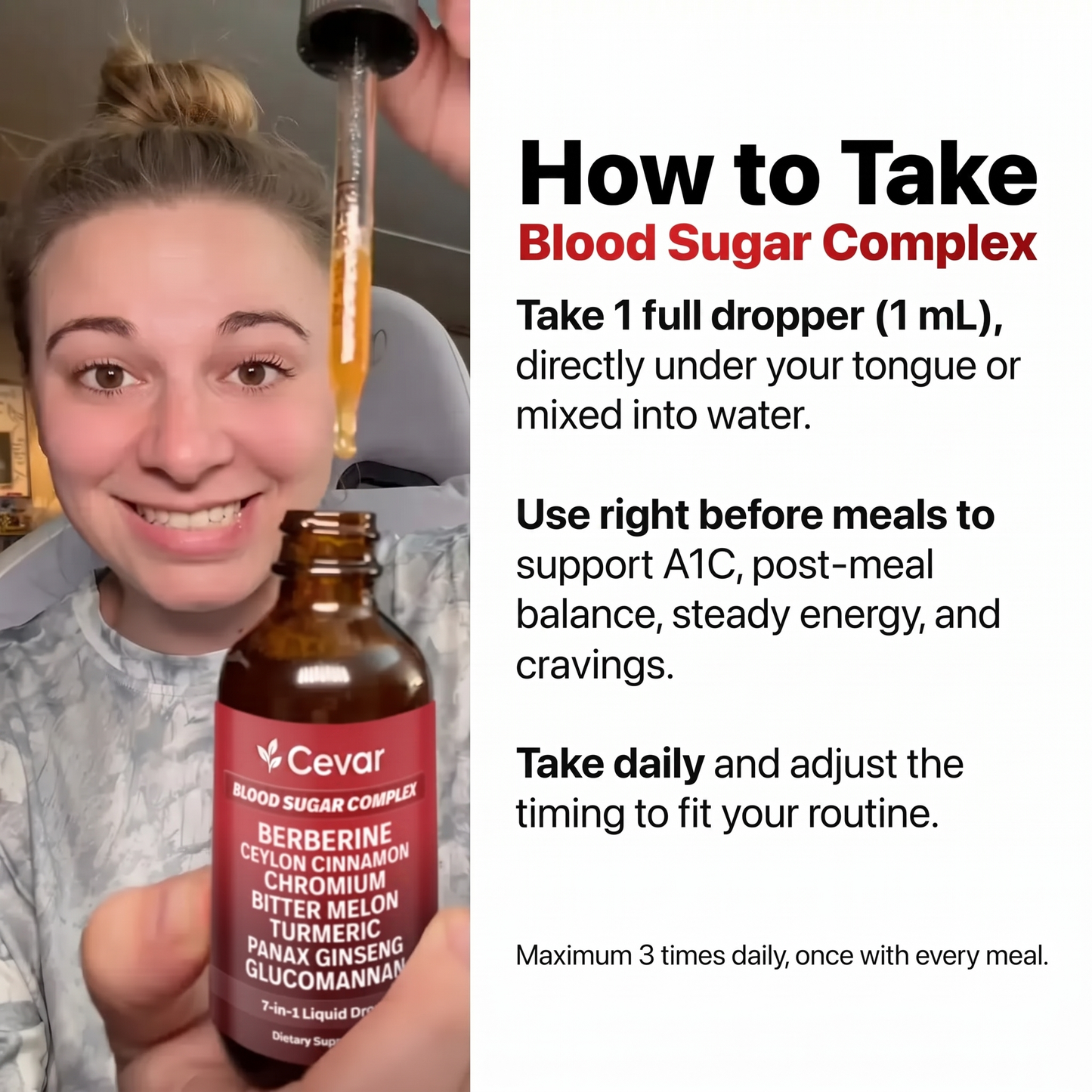 How to take Cevar Blood Sugar Complex