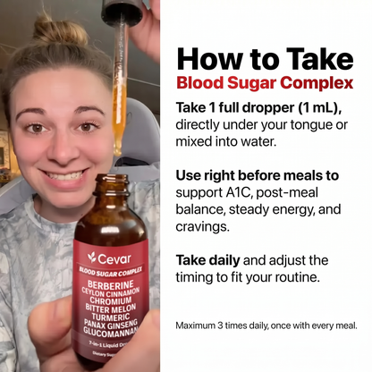 How to take Cevar Blood Sugar Complex